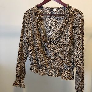 Leopard Print Blouse